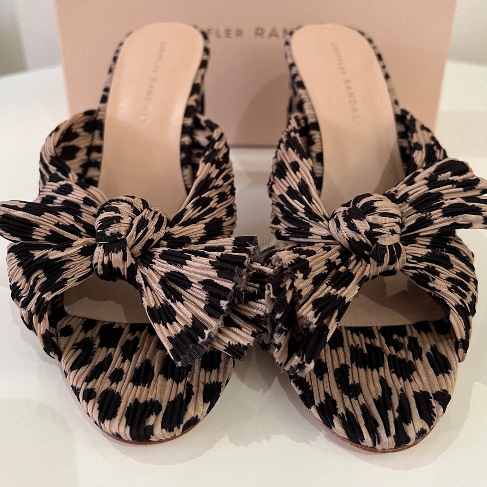Loeffler Randall - Penny Knot Mule Leopard